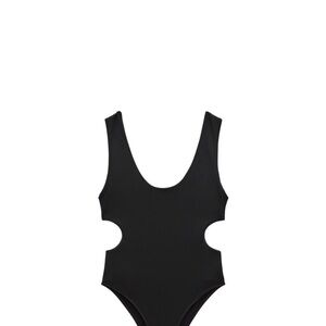 Zara Black Cutout Bodysuit